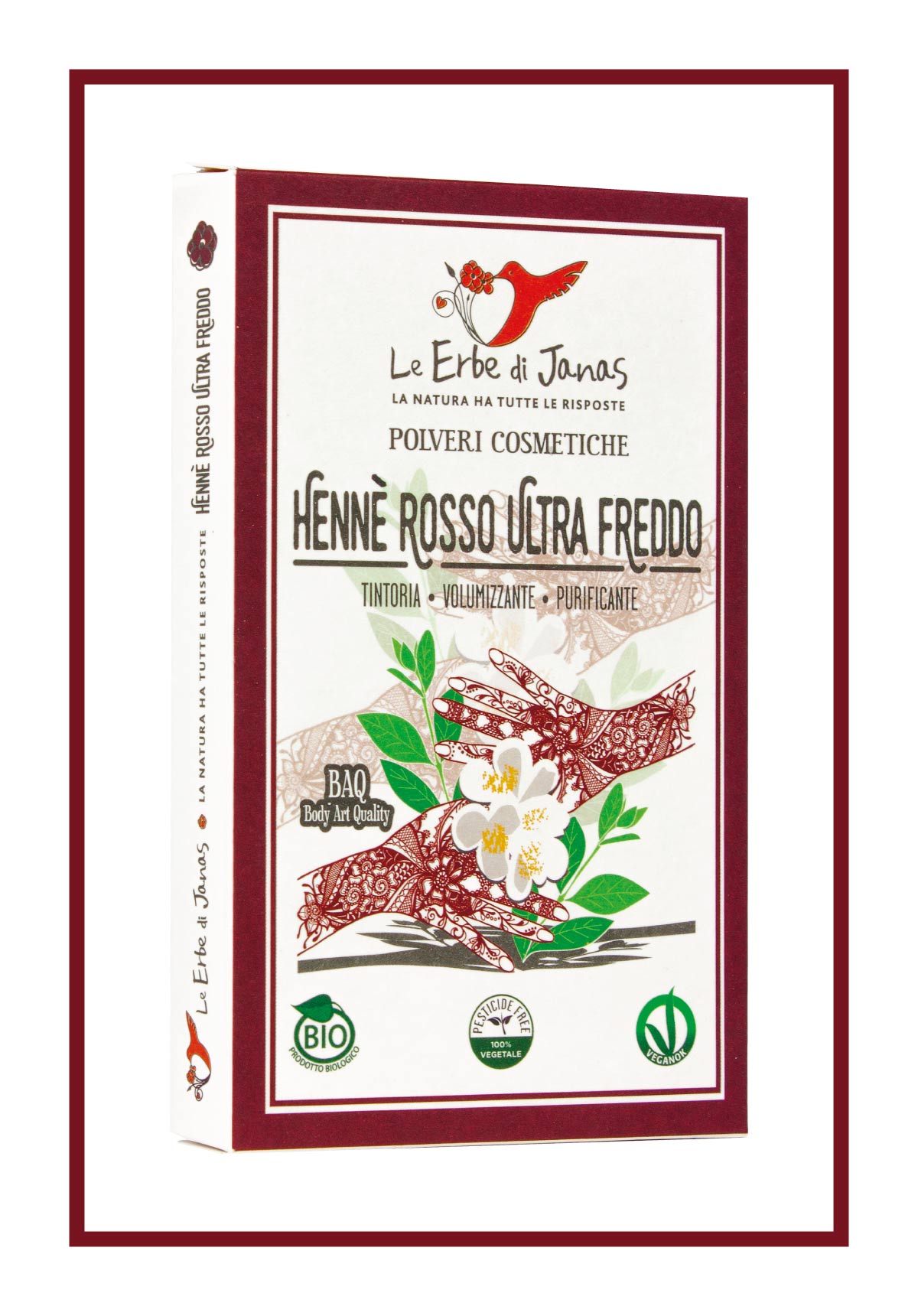 Le Erbe di Janas Henné ROSSO ULTRA FREDDO