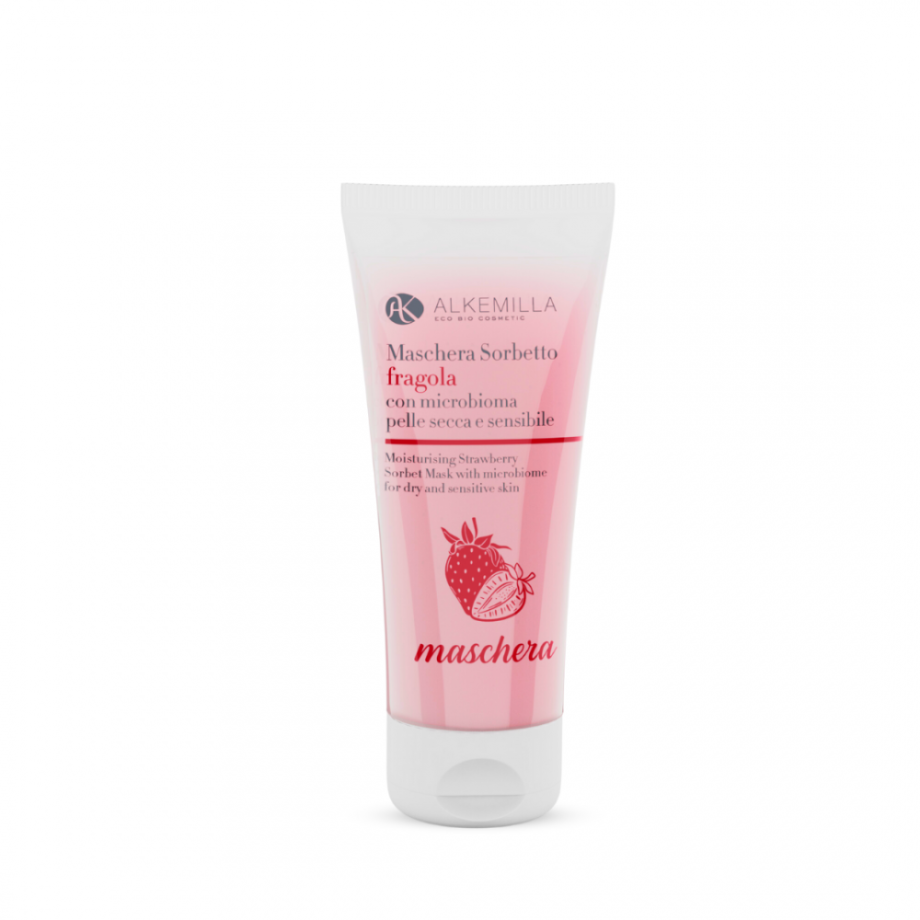 ALKEMILLA Eco Bio Cosmetic Maschera Sorbetto FRAGOLA BioVerbena